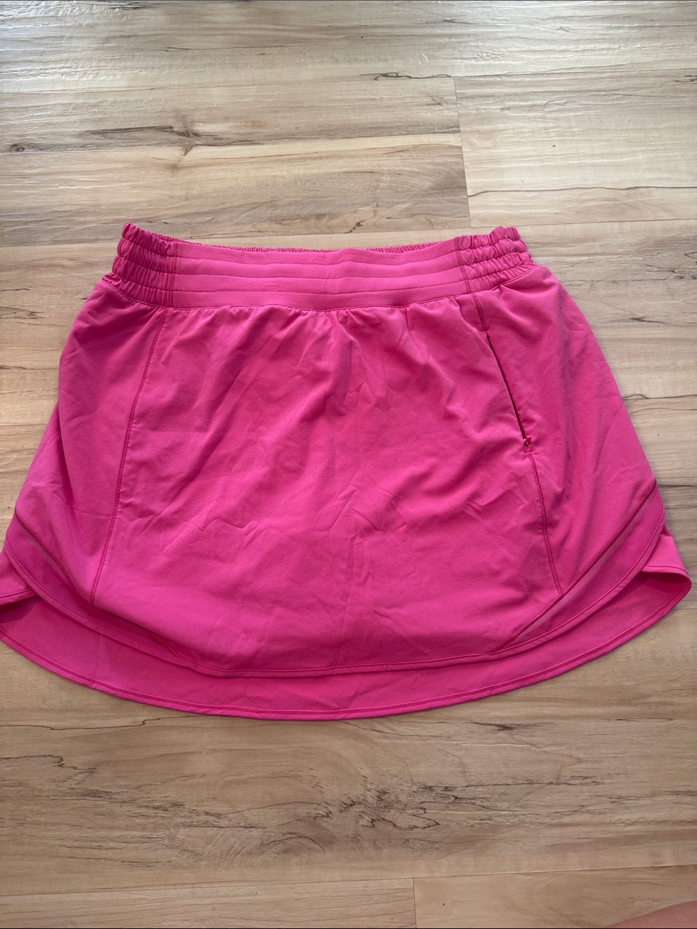 Women's Pink Lululemon Skirt with Built-In Shorts